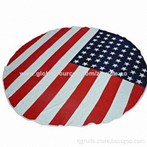 Round Cotton Beach Towels, Ideal Promotional Gifts in Summer